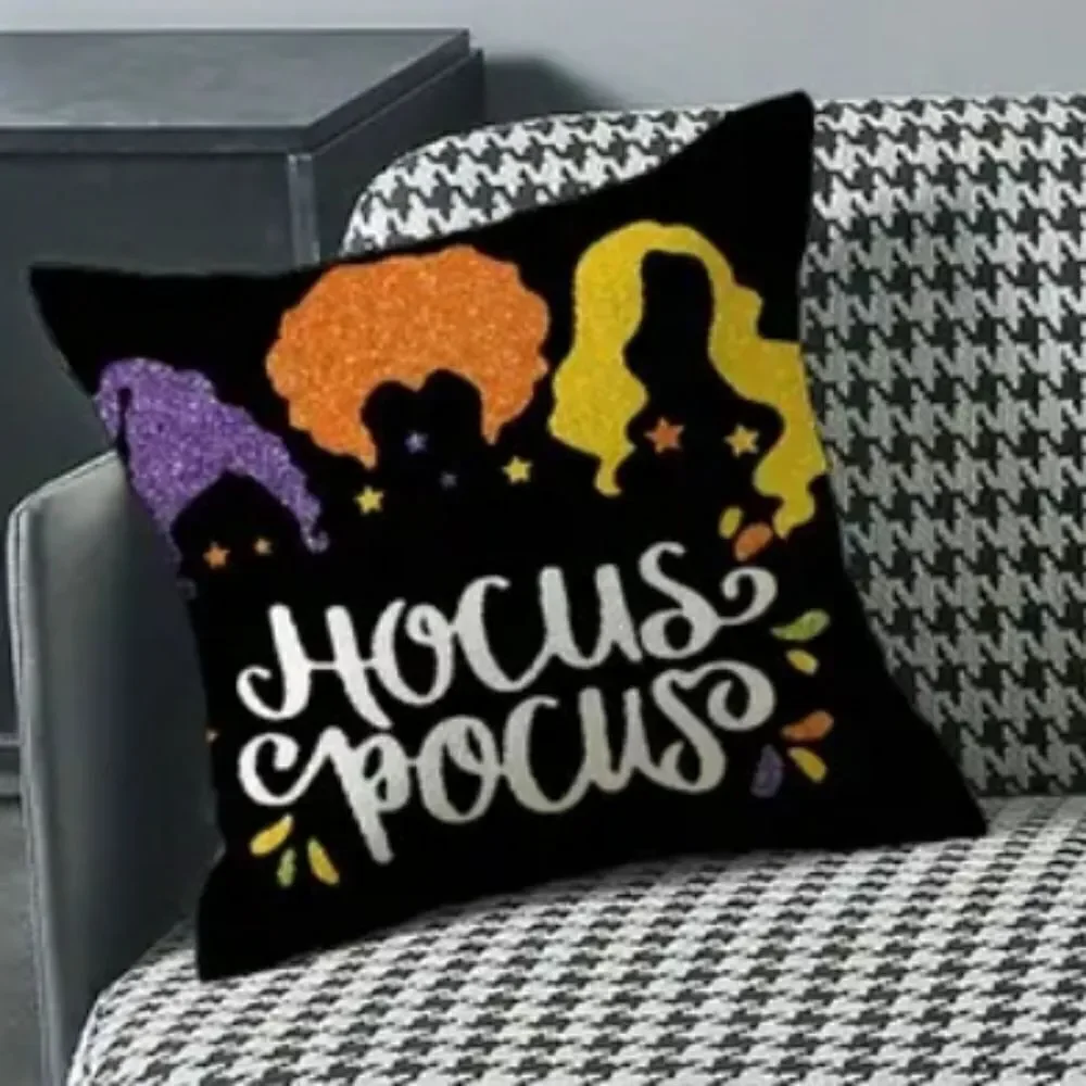 New HOCUS POCUS pillow cover Halloween decorations